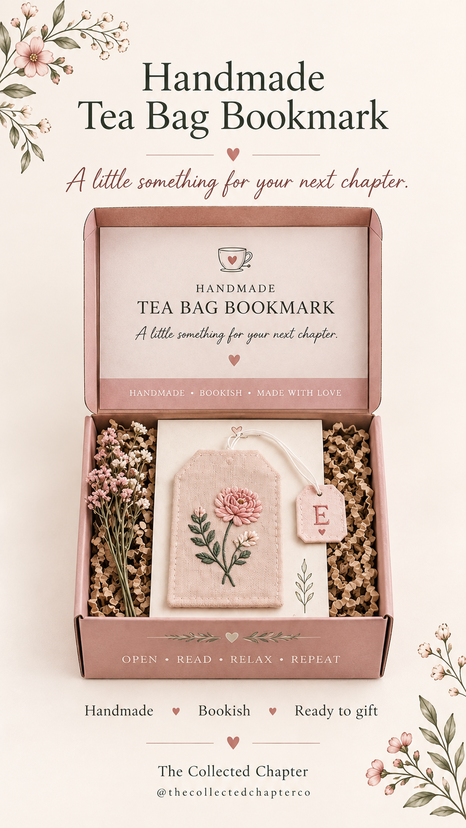 Coming in October Tea Bag Bookmarks