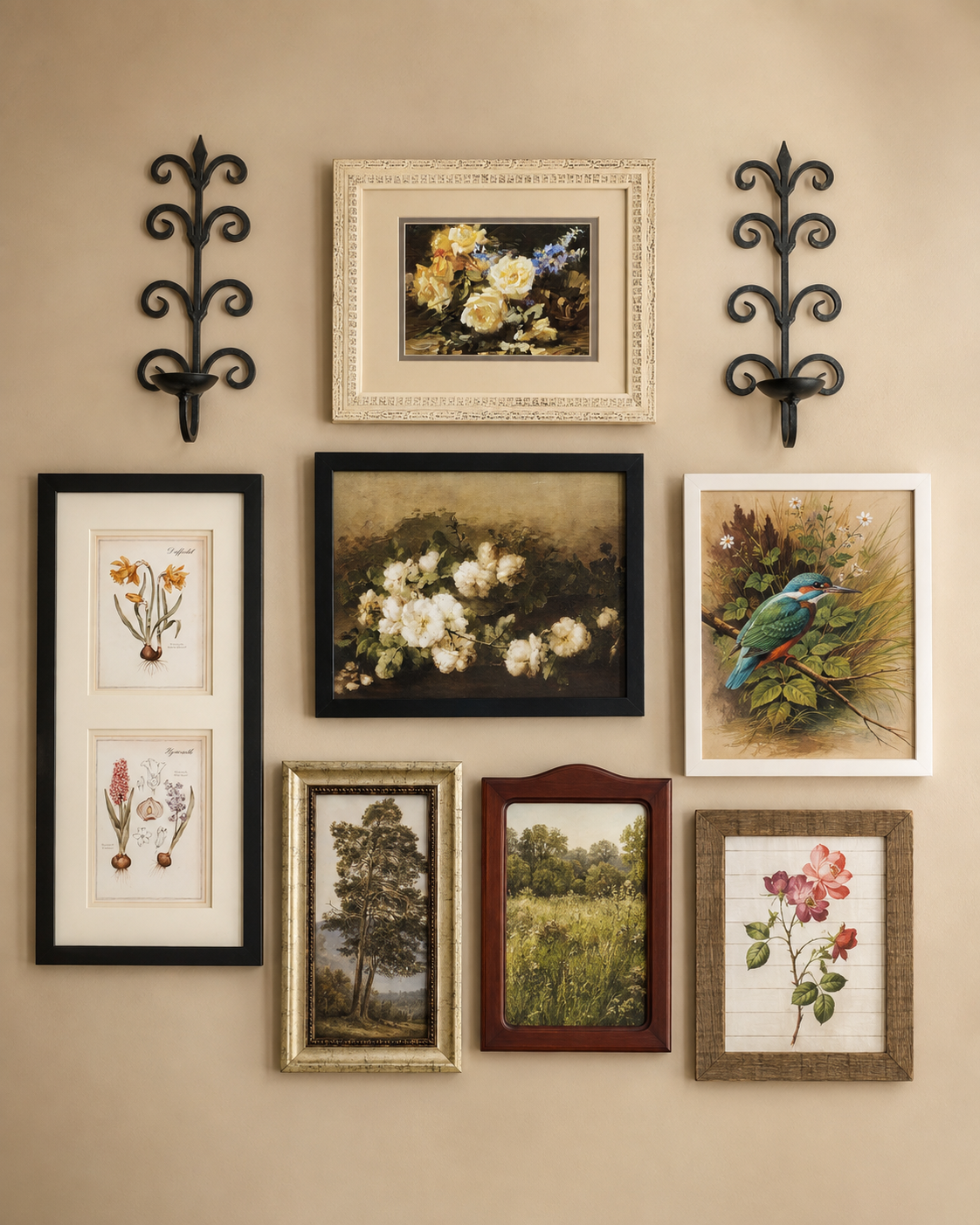 Gallery Wall Box | Mini-Box Curated Vintage Frames & Wall Décor | Personalized Home Decor Box
