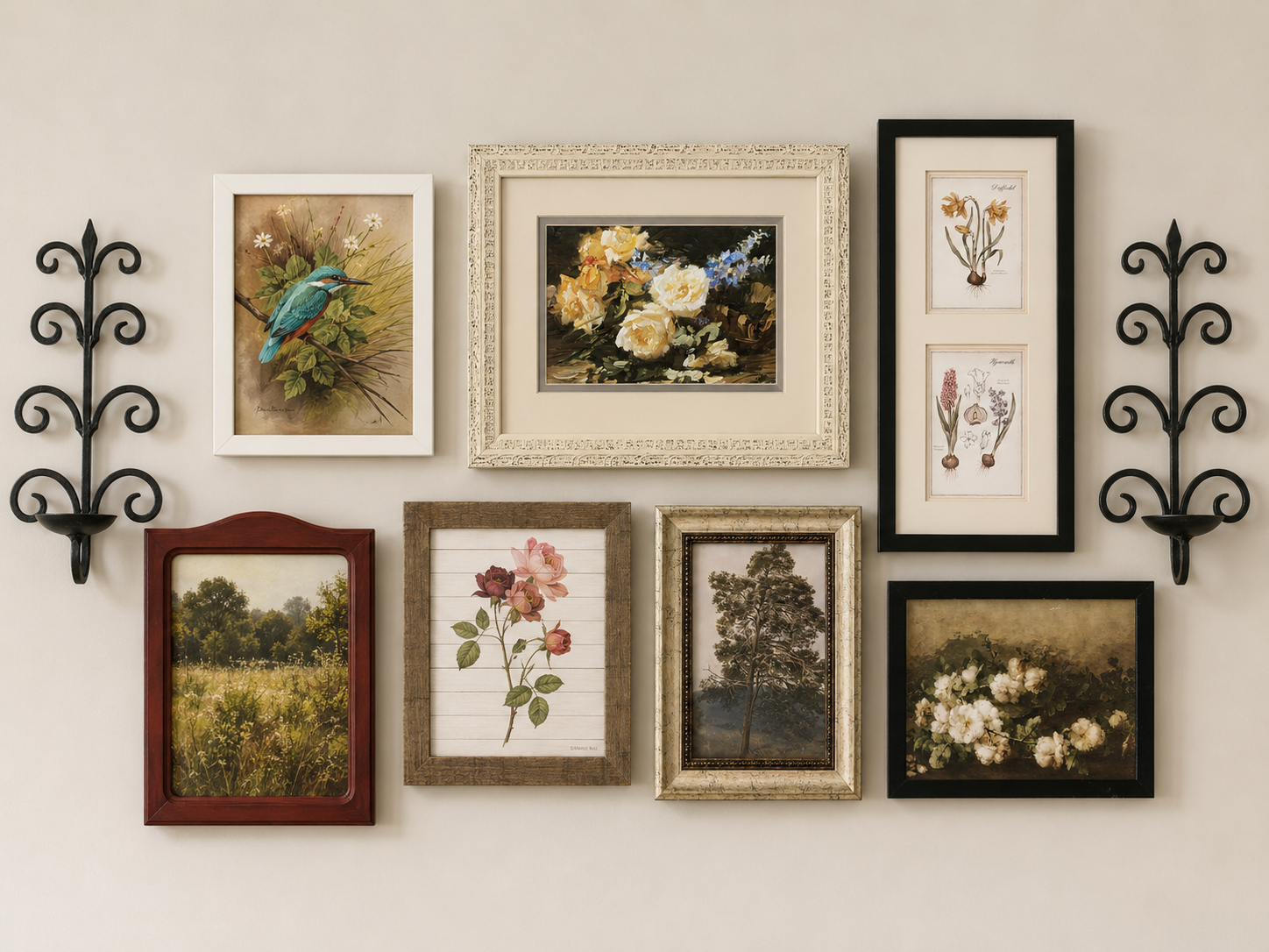 Gallery Wall Box | Mini-Box Curated Vintage Frames & Wall Décor | Personalized Home Decor Box