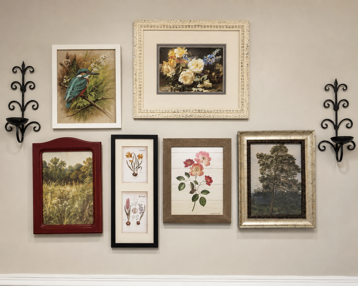 Gallery Wall Box | Mini-Box Curated Vintage Frames & Wall Décor | Personalized Home Decor Box
