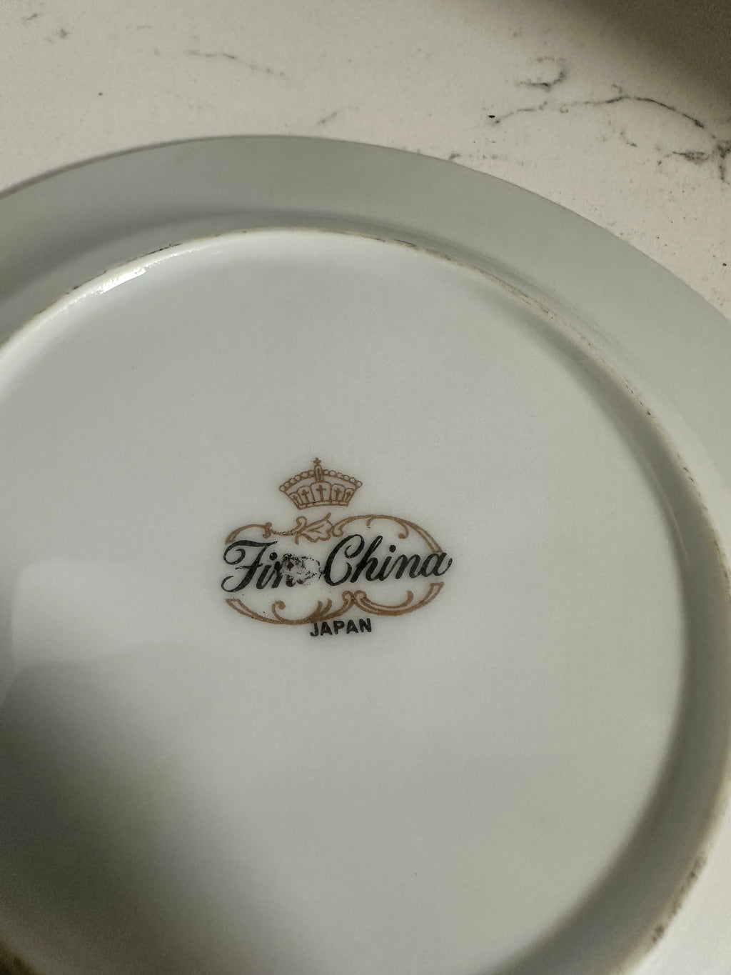 Vintage Fine China Japan Pink Rose Cups & Saucers – Set of 4 – Silver Trim – 8 Pieces