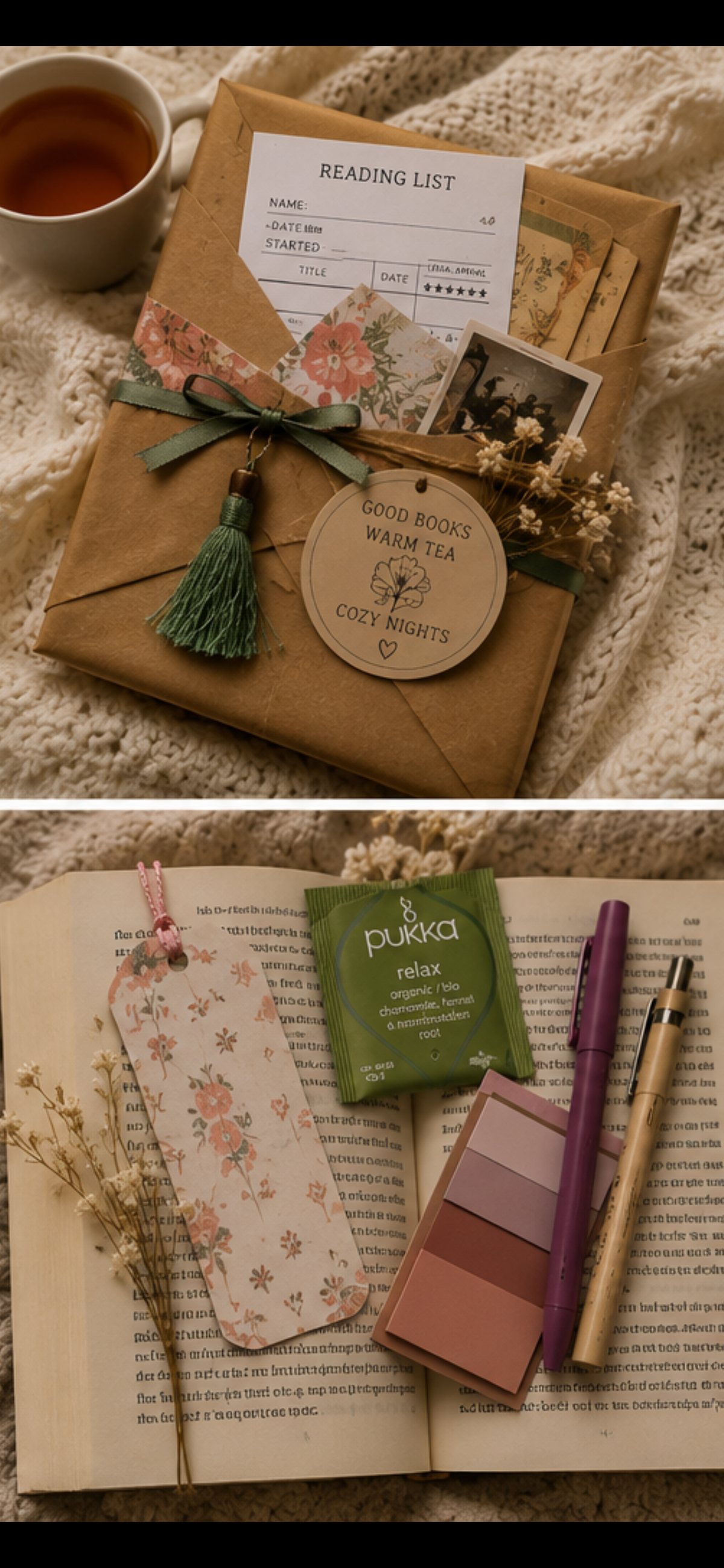 Blind Date With a Book Gift Box | Thrifted Mystery Book With Bookish Goodies | Reader Care Package | Surprise Book Lover Gift