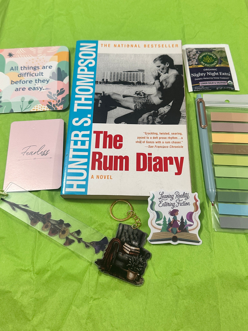 Blind Date With a Book Gift Box | Thrifted Mystery Book With Bookish Goodies | Reader Care Package | Surprise Book Lover Gift