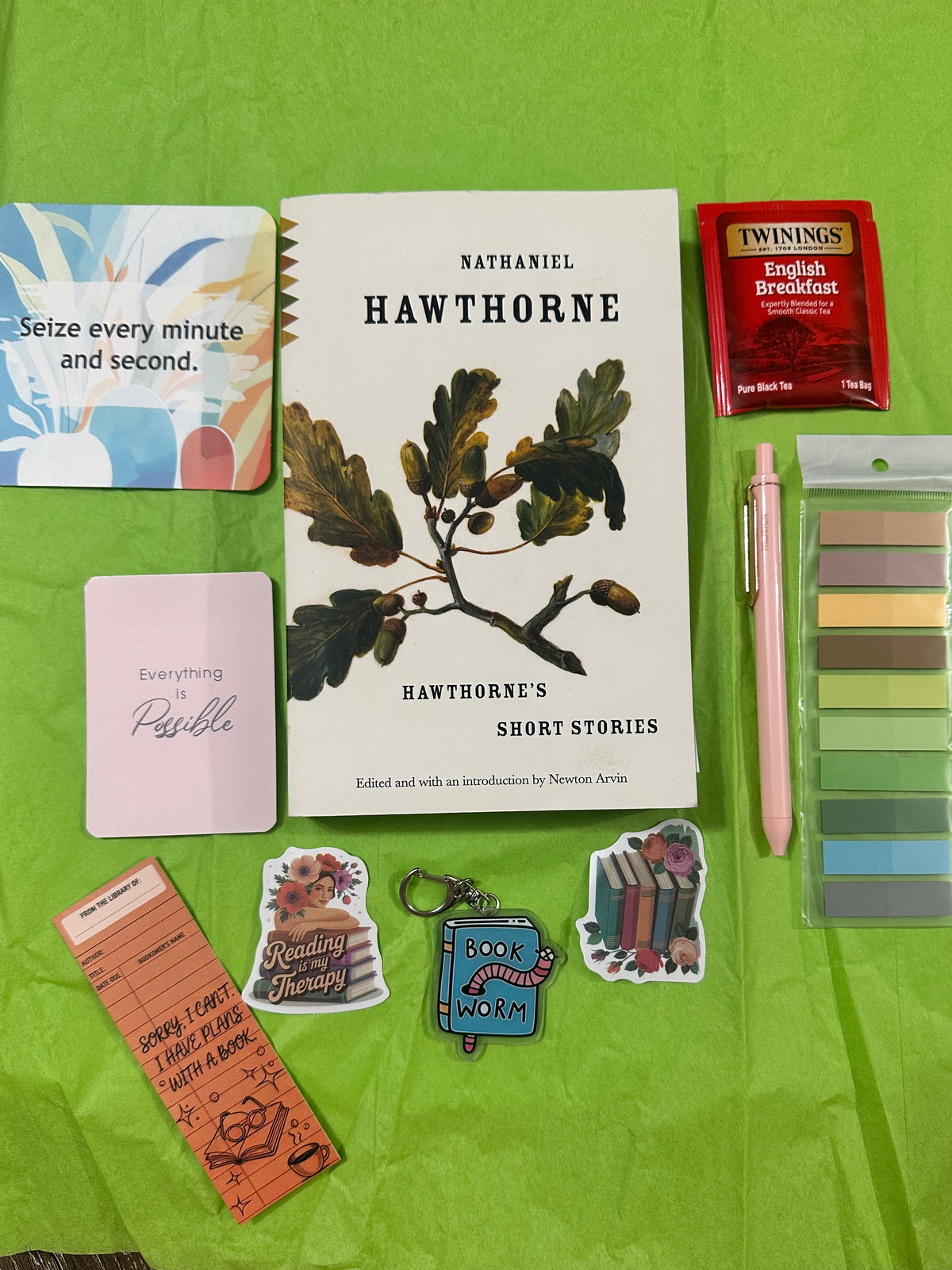Blind Date With a Book Gift Box | Thrifted Mystery Book With Bookish Goodies | Reader Care Package | Surprise Book Lover Gift