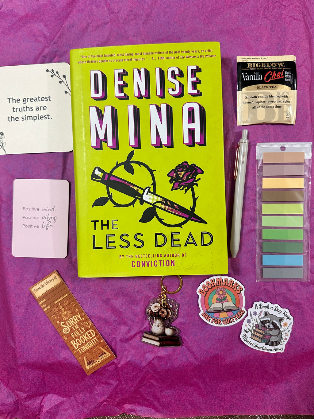 Blind Date With a Book Gift Box | Thrifted Mystery Book With Bookish Goodies | Reader Care Package | Surprise Book Lover Gift