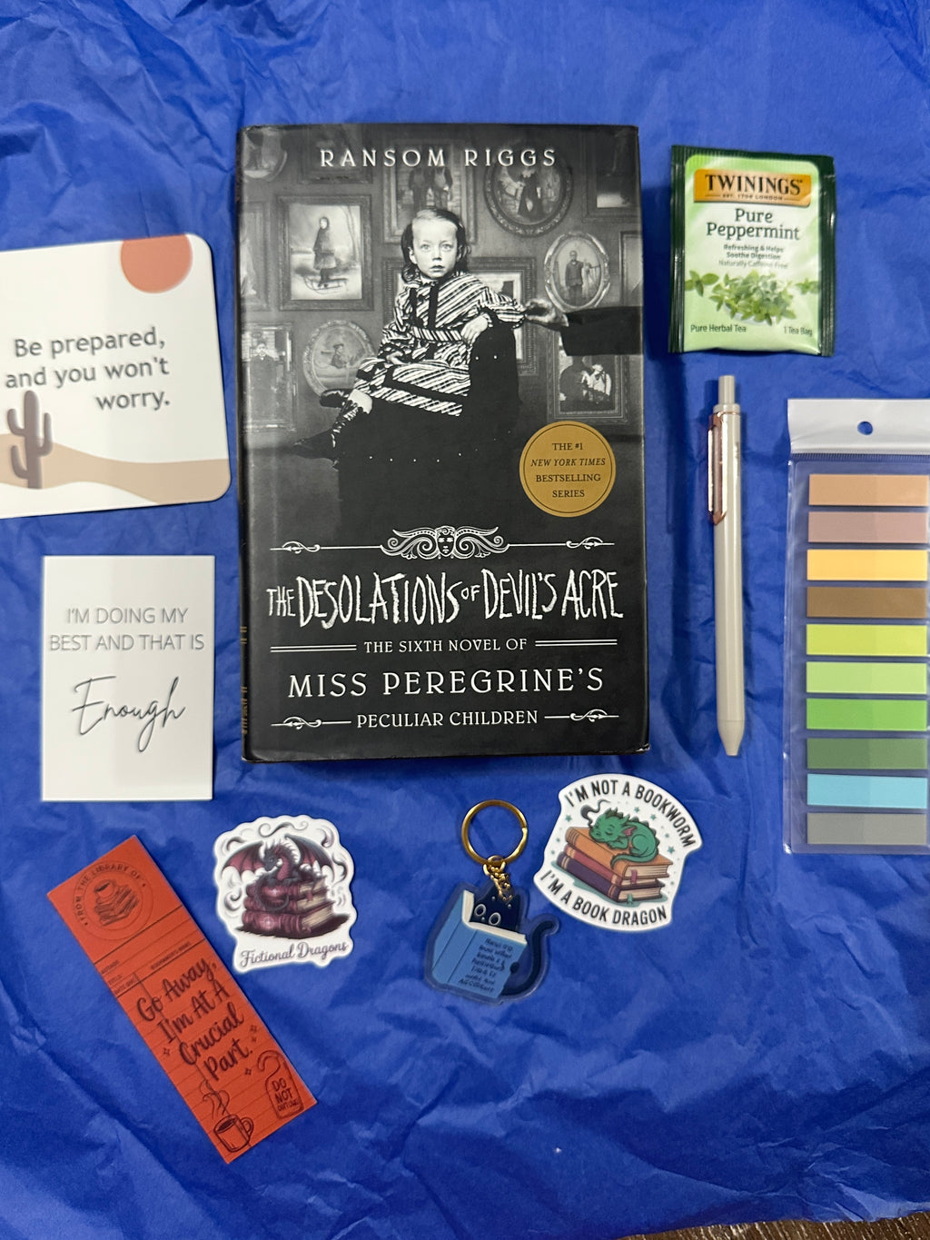 Blind Date With a Book Gift Box | Thrifted Mystery Book With Bookish Goodies | Reader Care Package | Surprise Book Lover Gift