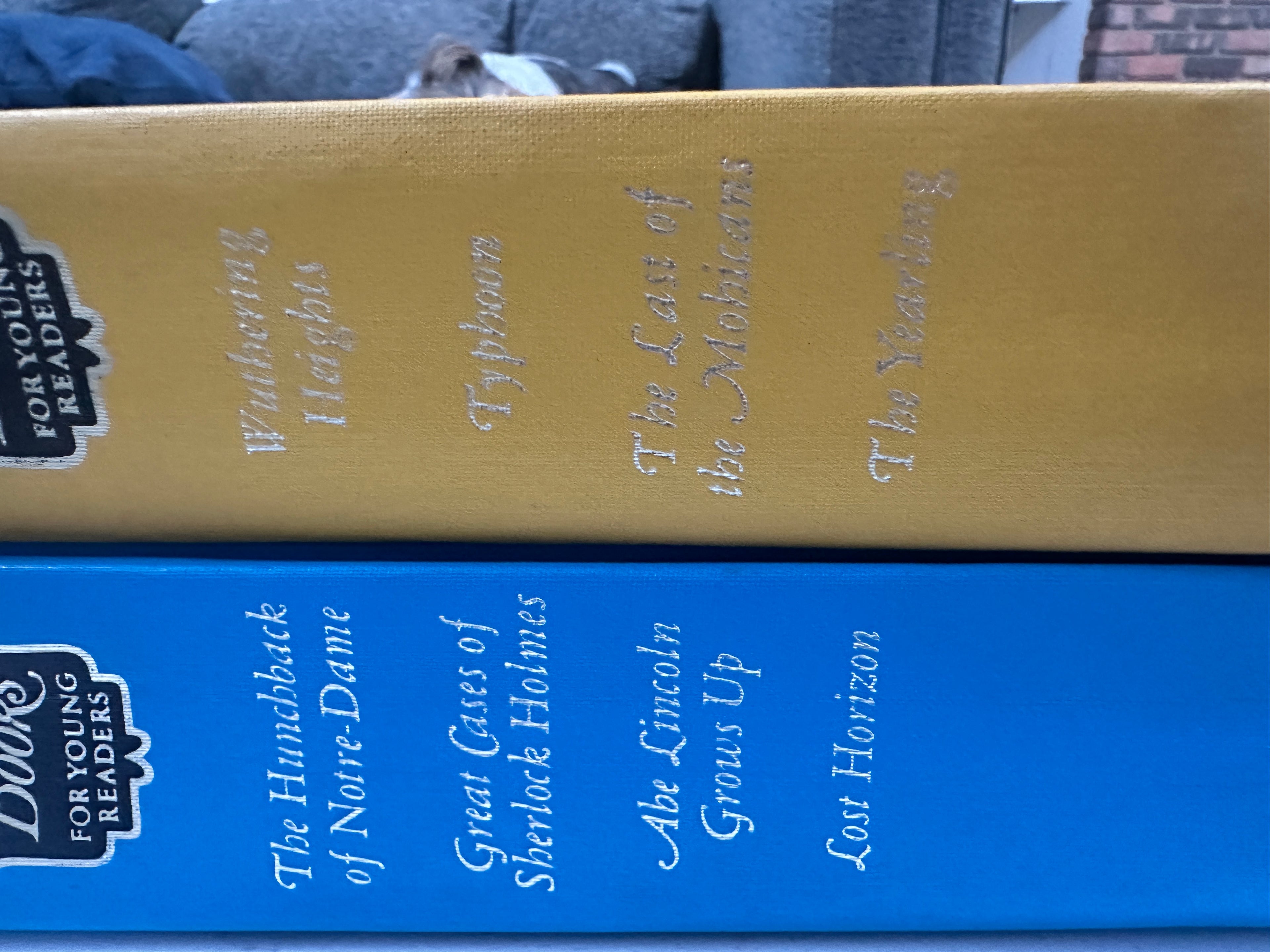 Vintage 1968 Reader’s Digest Best Loved Books Set of 2 Decorative Hardcover Classics Wuthering Heights Sherlock Holmes Cottagecore Books