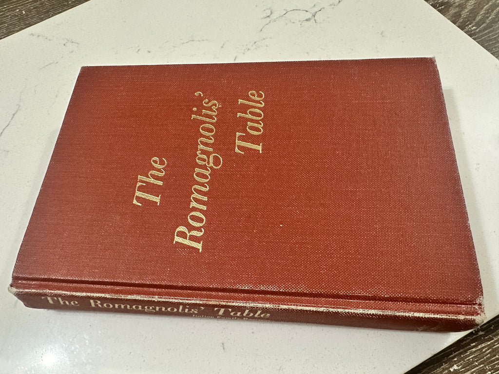 Vintage 1975 The Romagnolis’ Table Italian Family Recipes Cookbook Sixth Printing Margaret Franco Romagnoli Hardcover