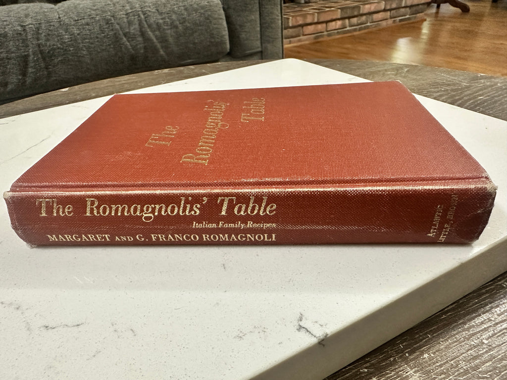 Vintage 1975 The Romagnolis’ Table Italian Family Recipes Cookbook Sixth Printing Margaret Franco Romagnoli Hardcover