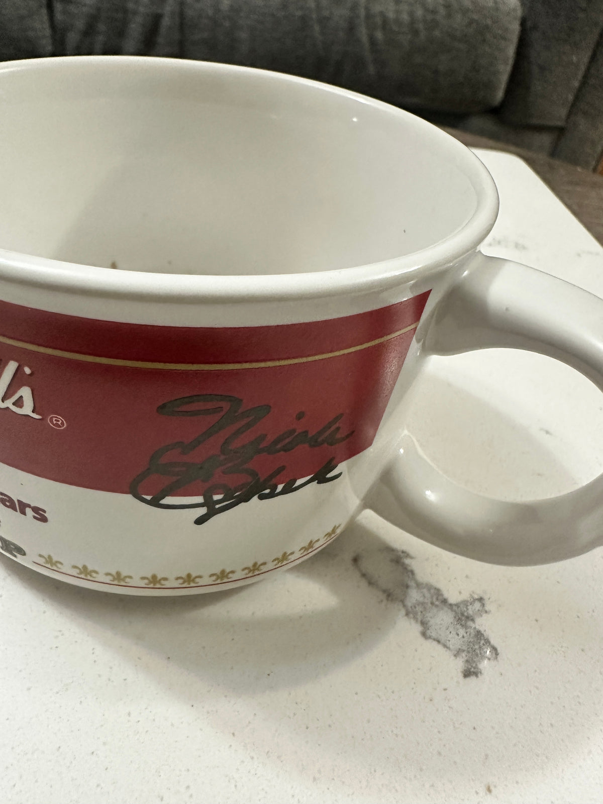 1998 Campbell’s Soup “Super Stars on Ice” Oversized Mug – Michelle Kwan, Tara Lipinski, Nicole Bobek – Westwood Collectible