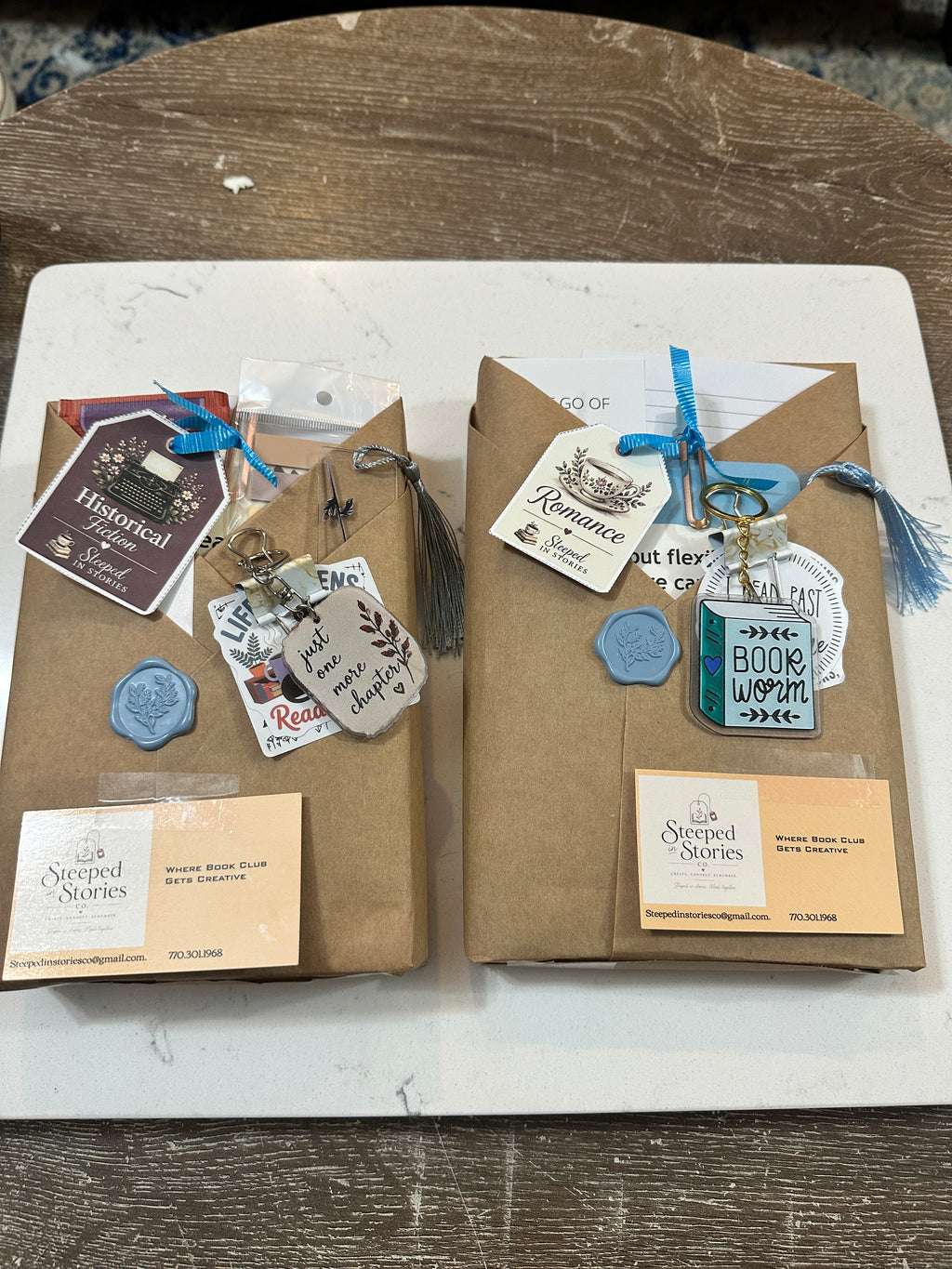Blind Date With a Book Gift Box | Thrifted Mystery Book With Bookish Goodies | Reader Care Package | Surprise Book Lover Gift