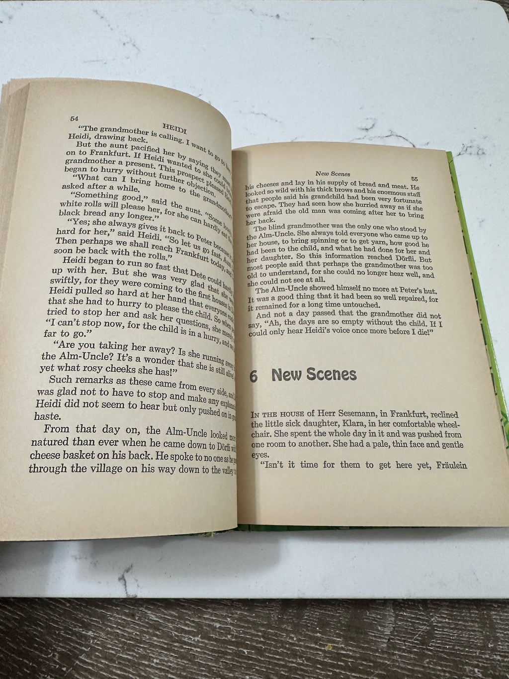Vintage 1970 Heidi by Johanna Spyri – Whitman Classics Hardcover – Illustrated by Eleanor Mill