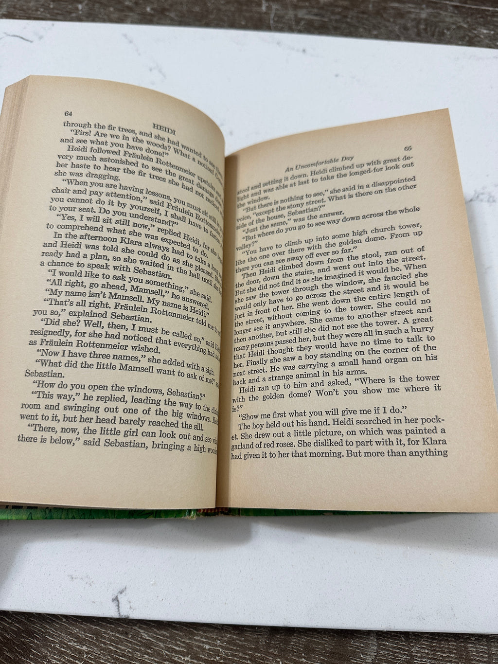 Vintage 1970 Heidi by Johanna Spyri – Whitman Classics Hardcover – Illustrated by Eleanor Mill
