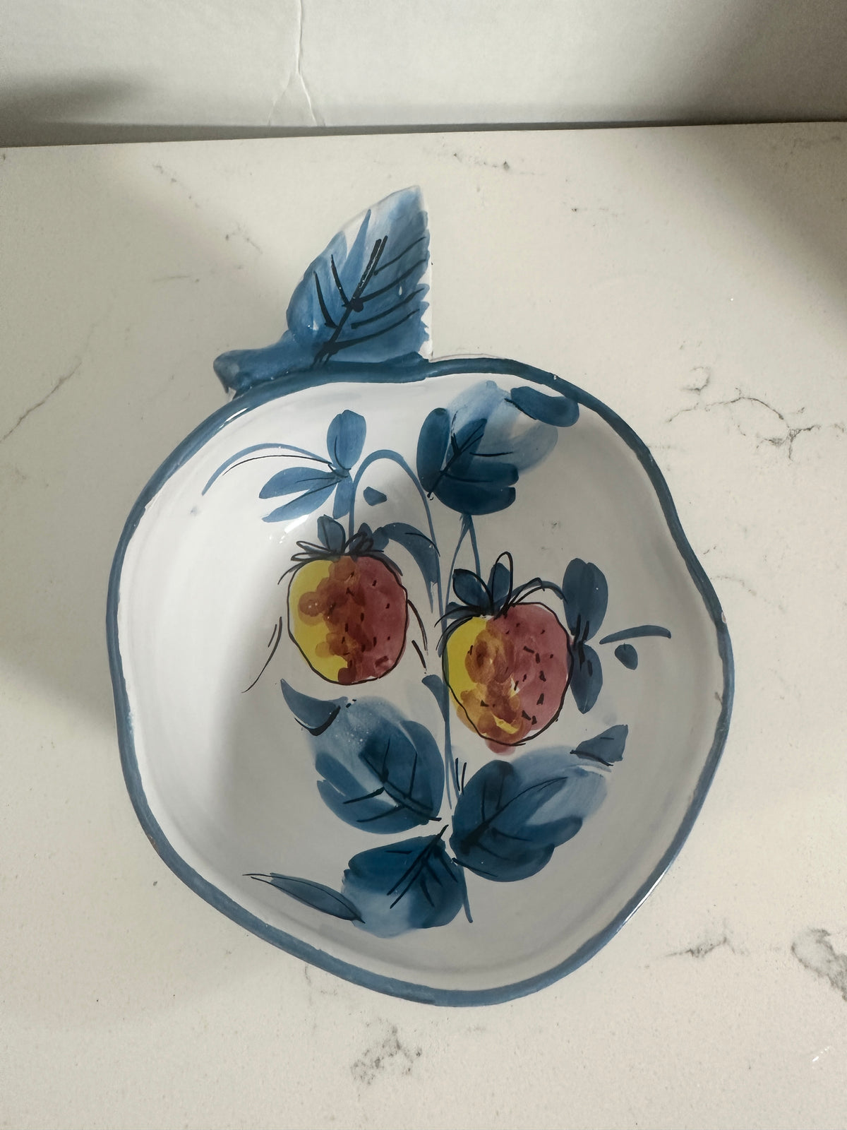 Vintage Hand-Painted Ceramic Fruit Bowls – Set of 3 | 8"