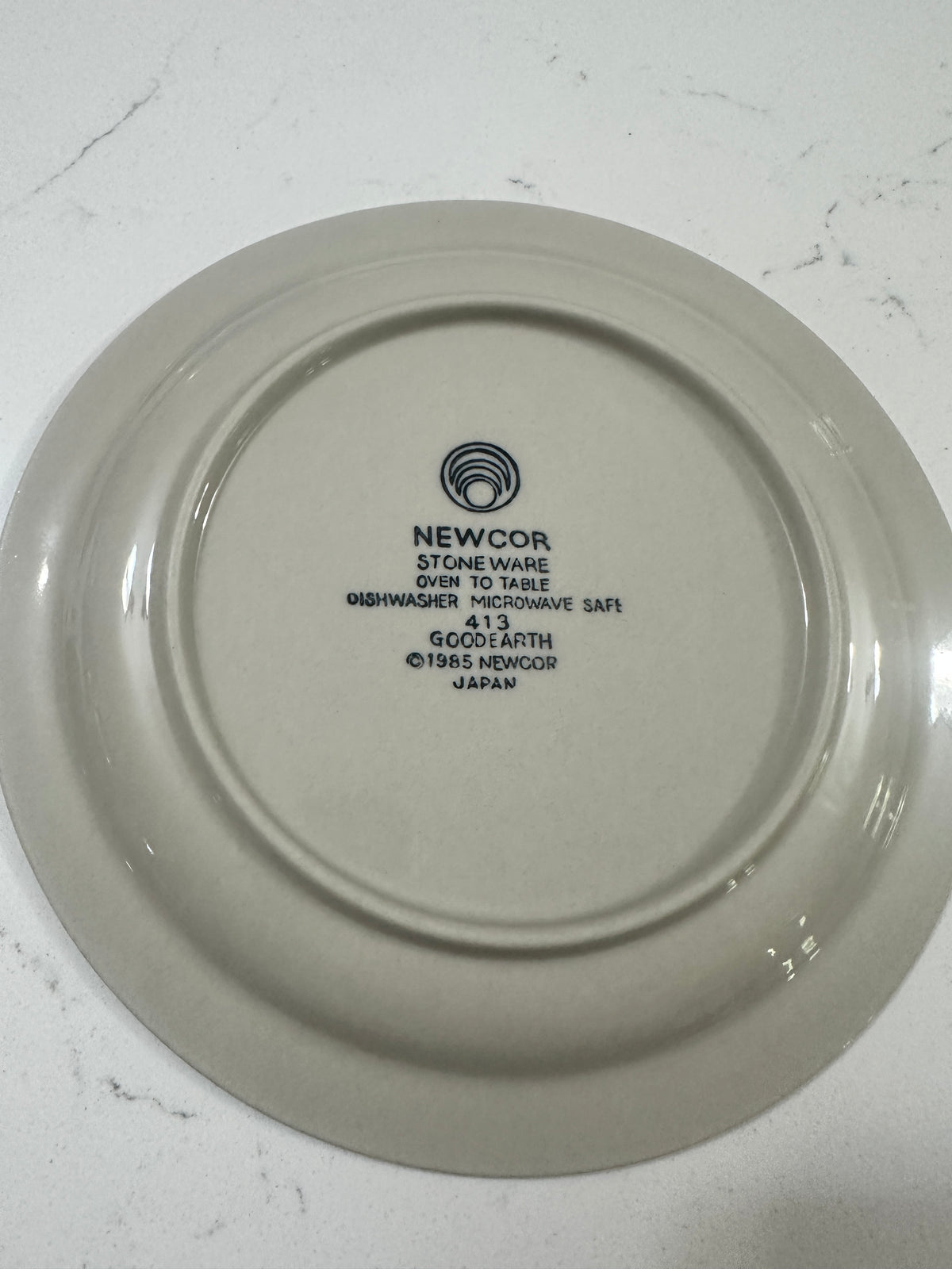 Vintage 1985 Newcor Good Earth Stoneware Plates – Set of 3 | 9"