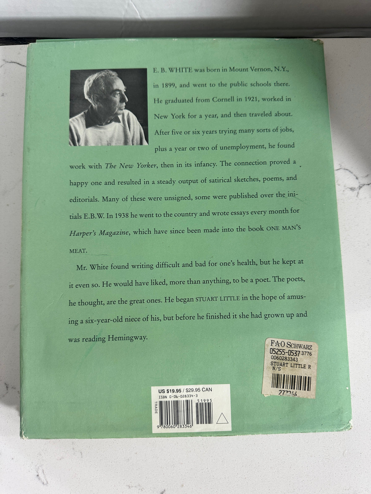 Stuart Little by E. B. White — 1999 First Special Read-Aloud Edition Hardcover