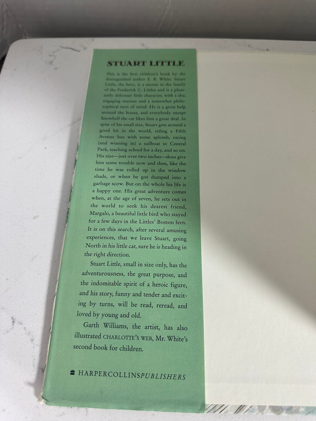 Stuart Little by E. B. White — 1999 First Special Read-Aloud Edition Hardcover
