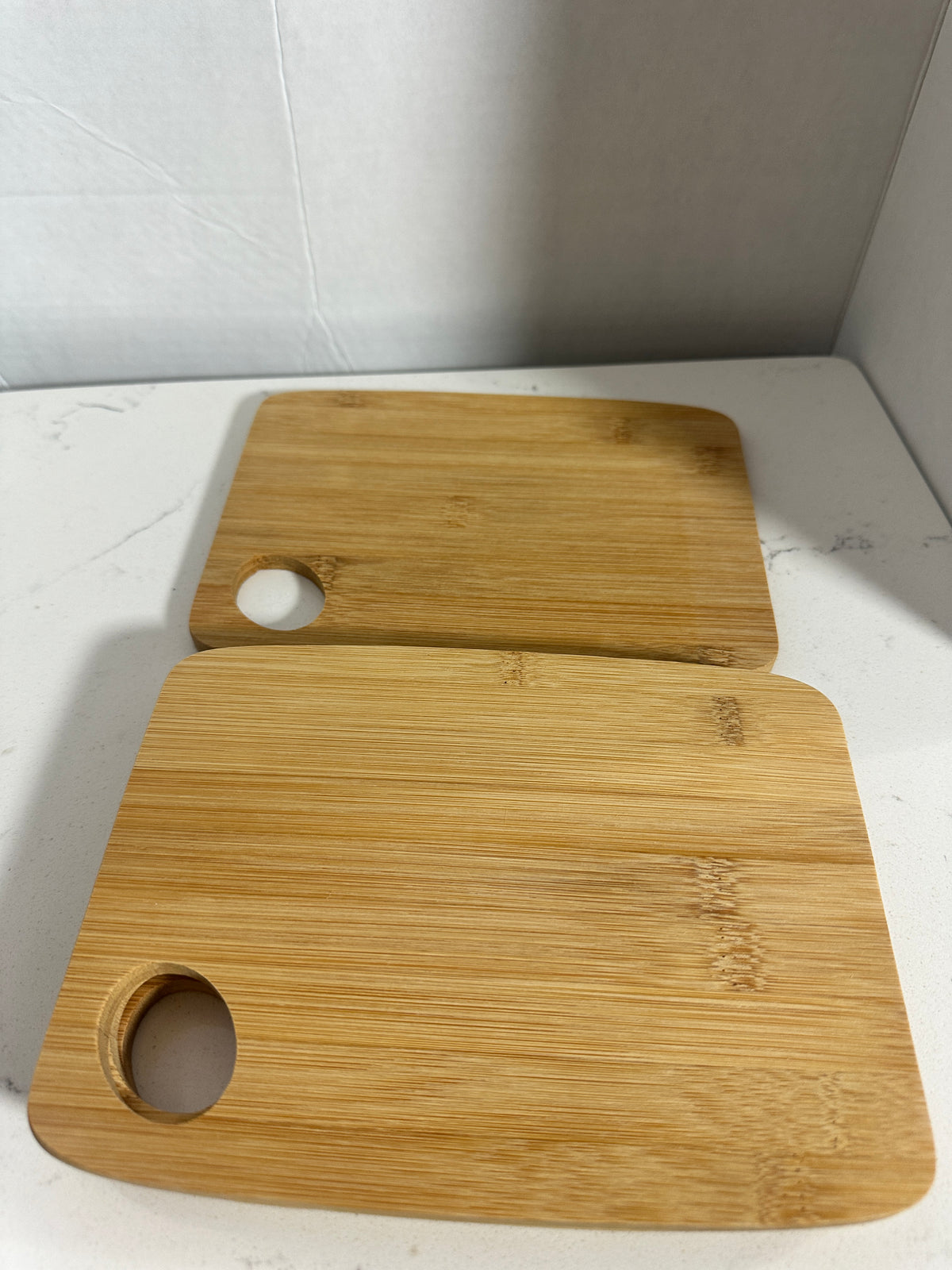 Set of 4 Small Bamboo Cutting / Serving Boards – 8 Inch