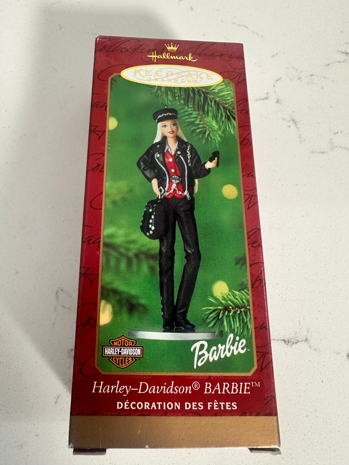 2000 Hallmark Keepsake Harley-Davidson Barbie Ornament | Original Box