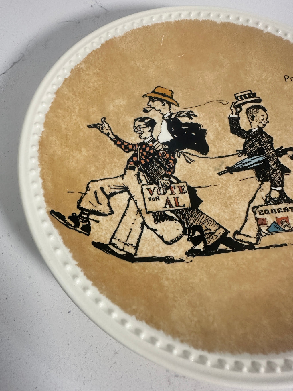 Norman Rockwell “Die Walk am Rhein” Collector Plate | 7½ Inches