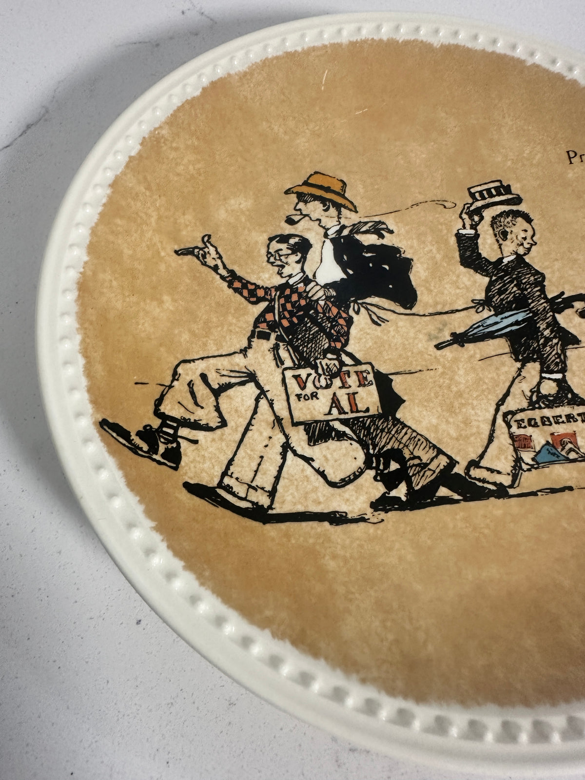 Norman Rockwell “Die Walk am Rhein” Collector Plate | 7½ Inches