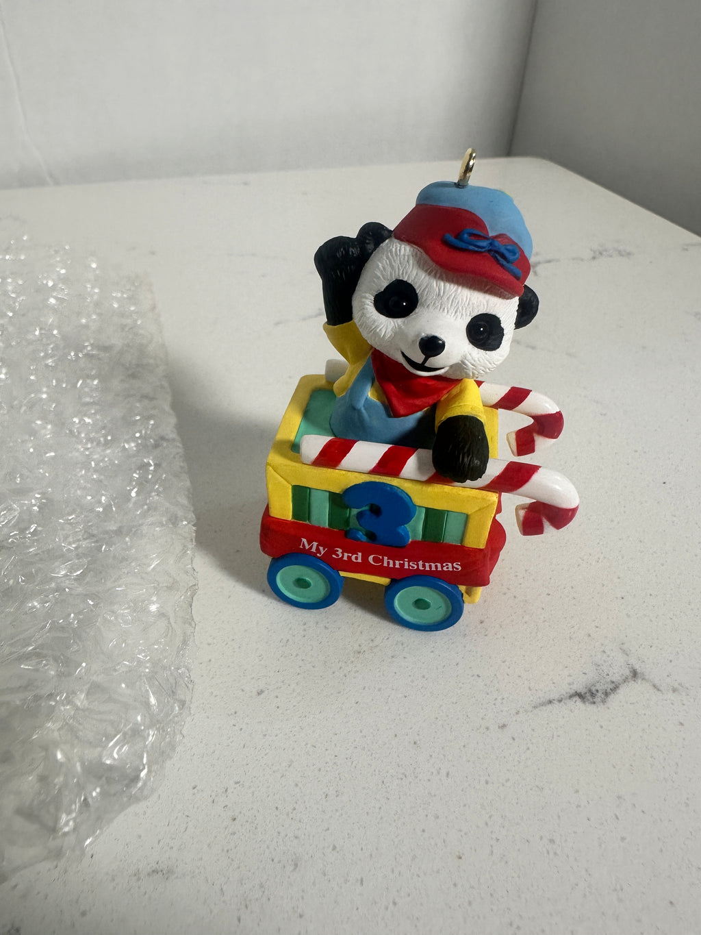 2001 Hallmark Keepsake Child’s Third Christmas Panda Ornament