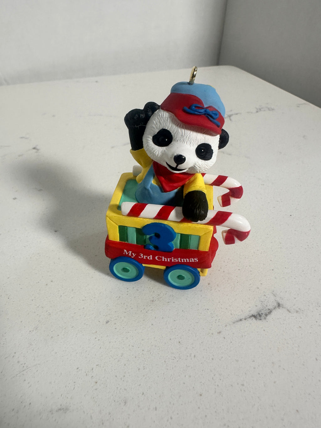 2001 Hallmark Keepsake Child’s Third Christmas Panda Ornament