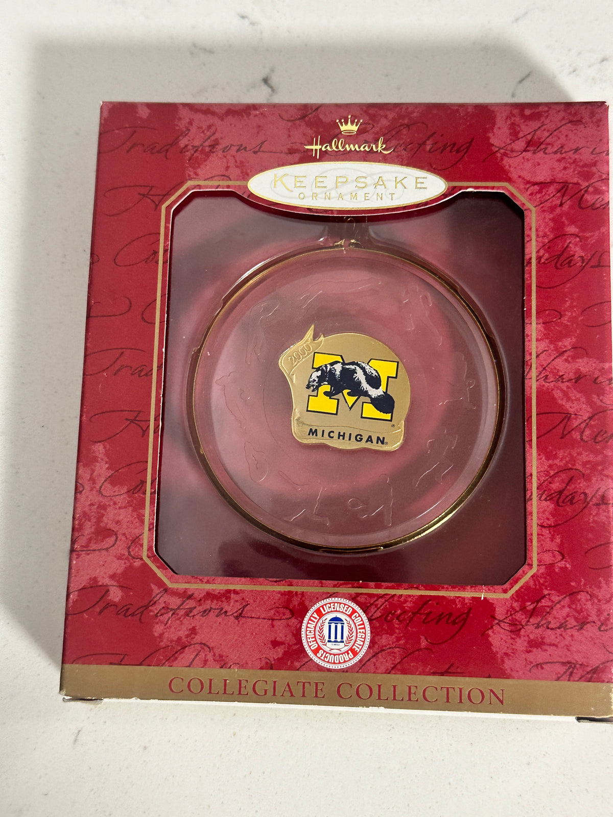 2000 Hallmark Keepsake Michigan Wolverines Ornament | Collegiate Collection