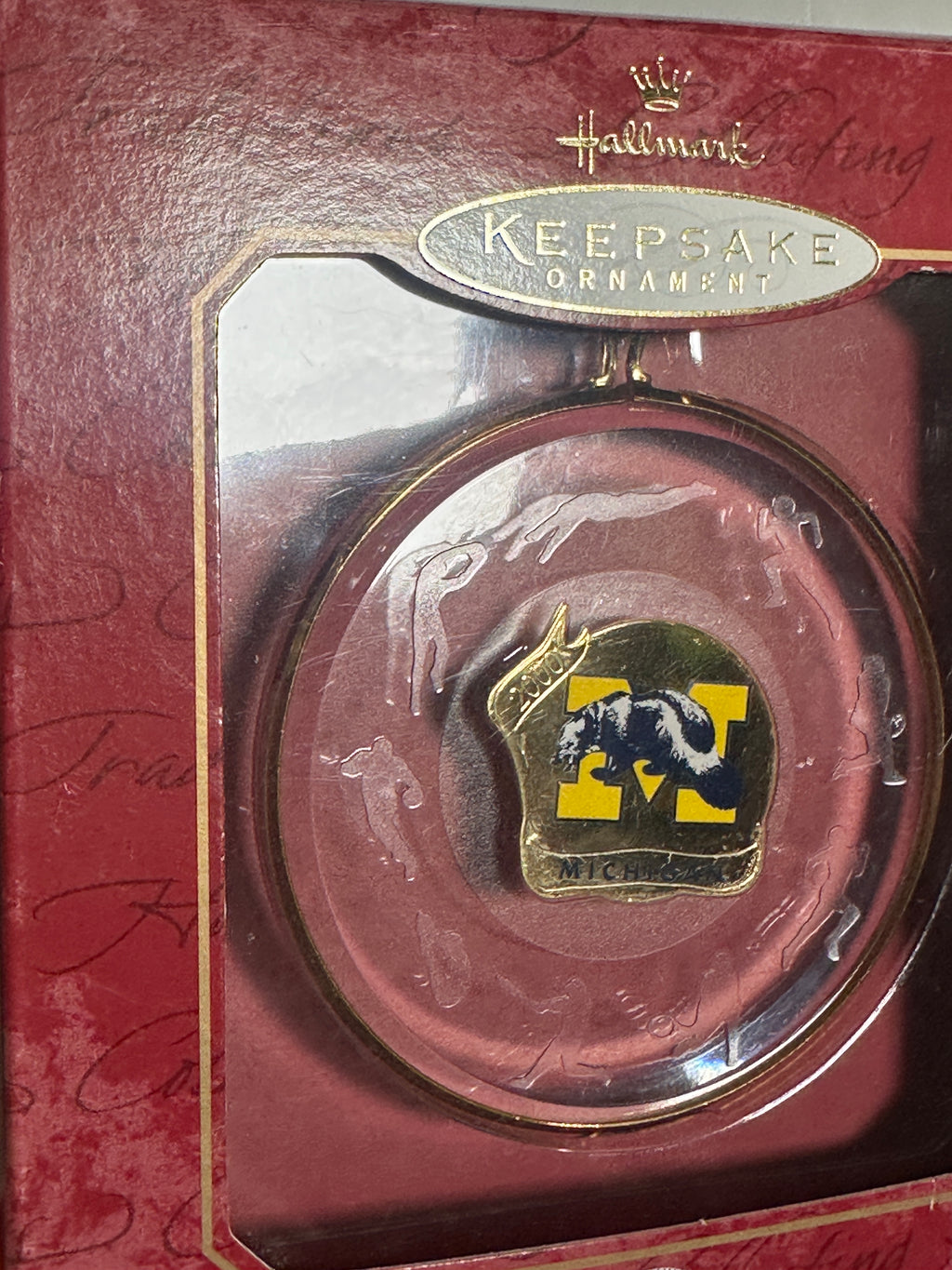 2000 Hallmark Keepsake Michigan Wolverines Ornament | Collegiate Collection