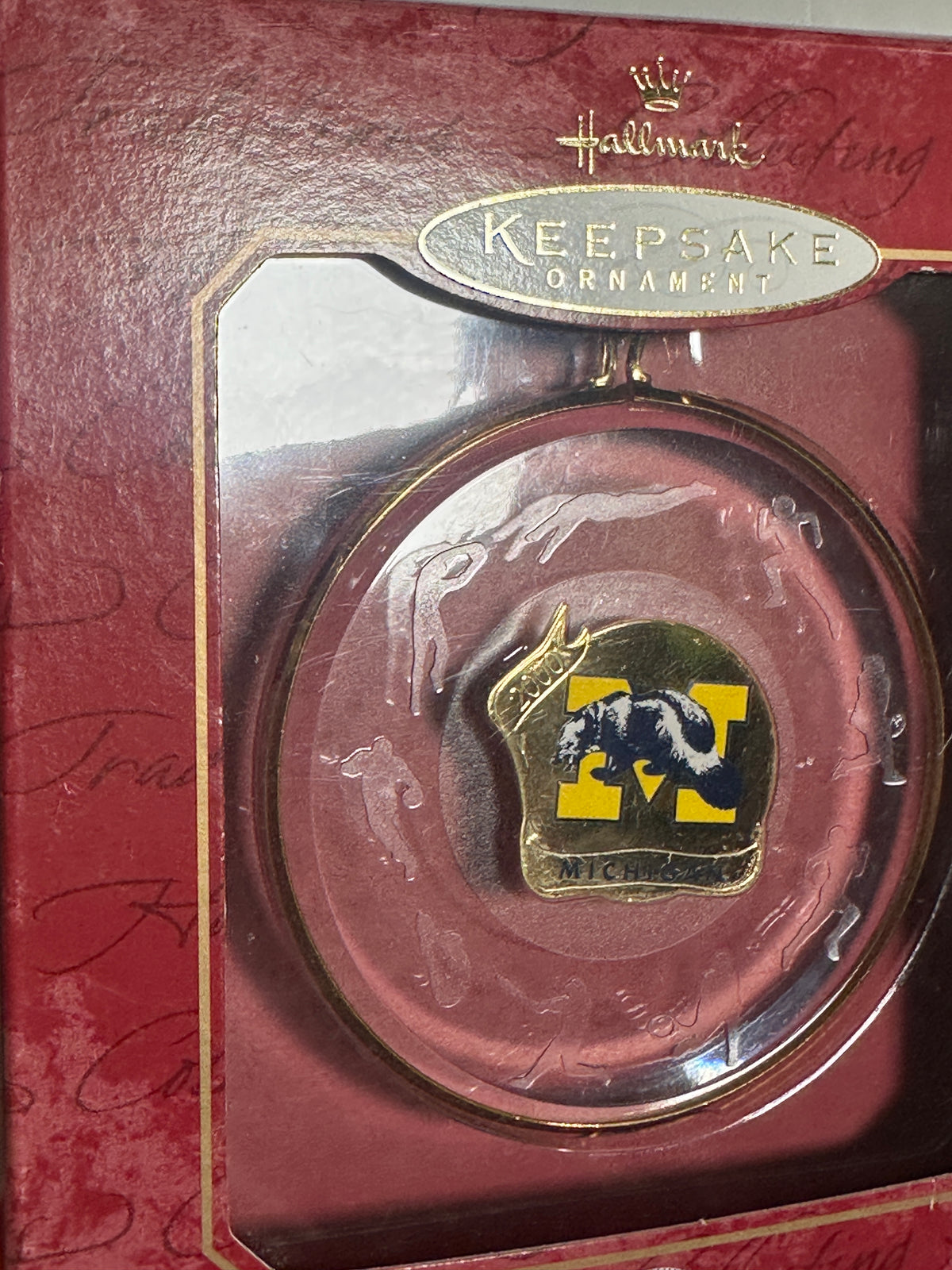 2000 Hallmark Keepsake Michigan Wolverines Ornament | Collegiate Collection