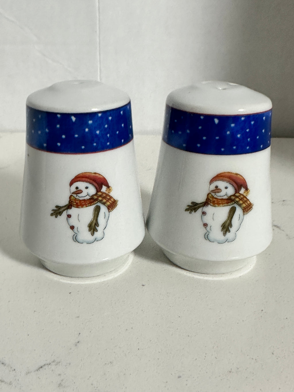 Snowman & Christmas Tree Salt and Pepper Shakers | Set of 2