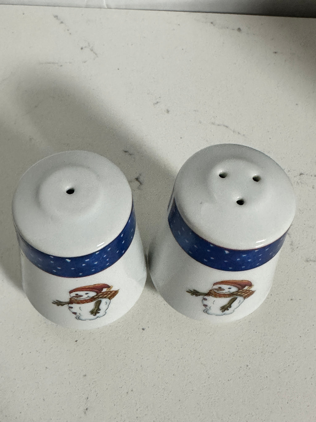 Snowman & Christmas Tree Salt and Pepper Shakers | Set of 2