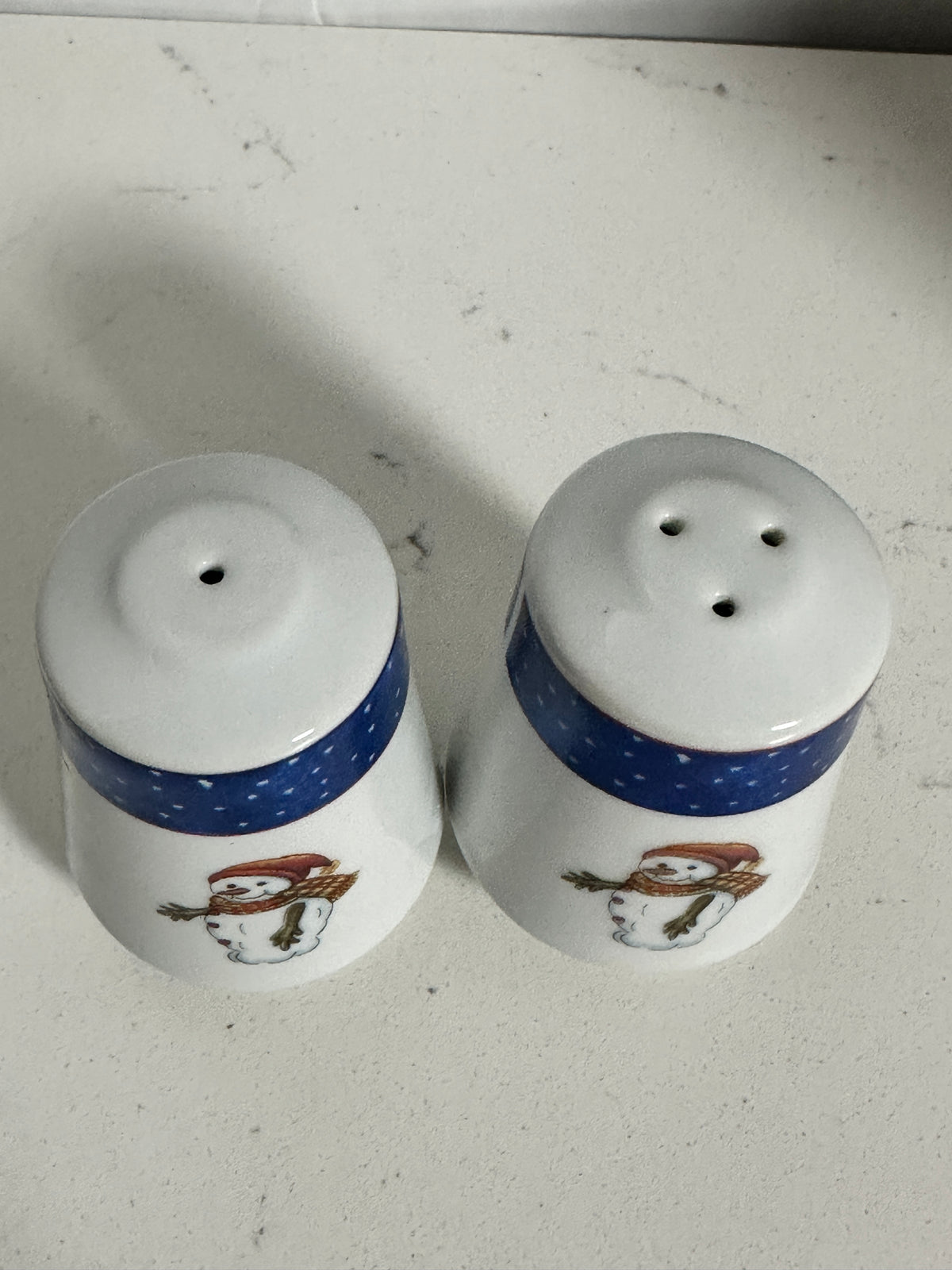 Snowman & Christmas Tree Salt and Pepper Shakers | Set of 2