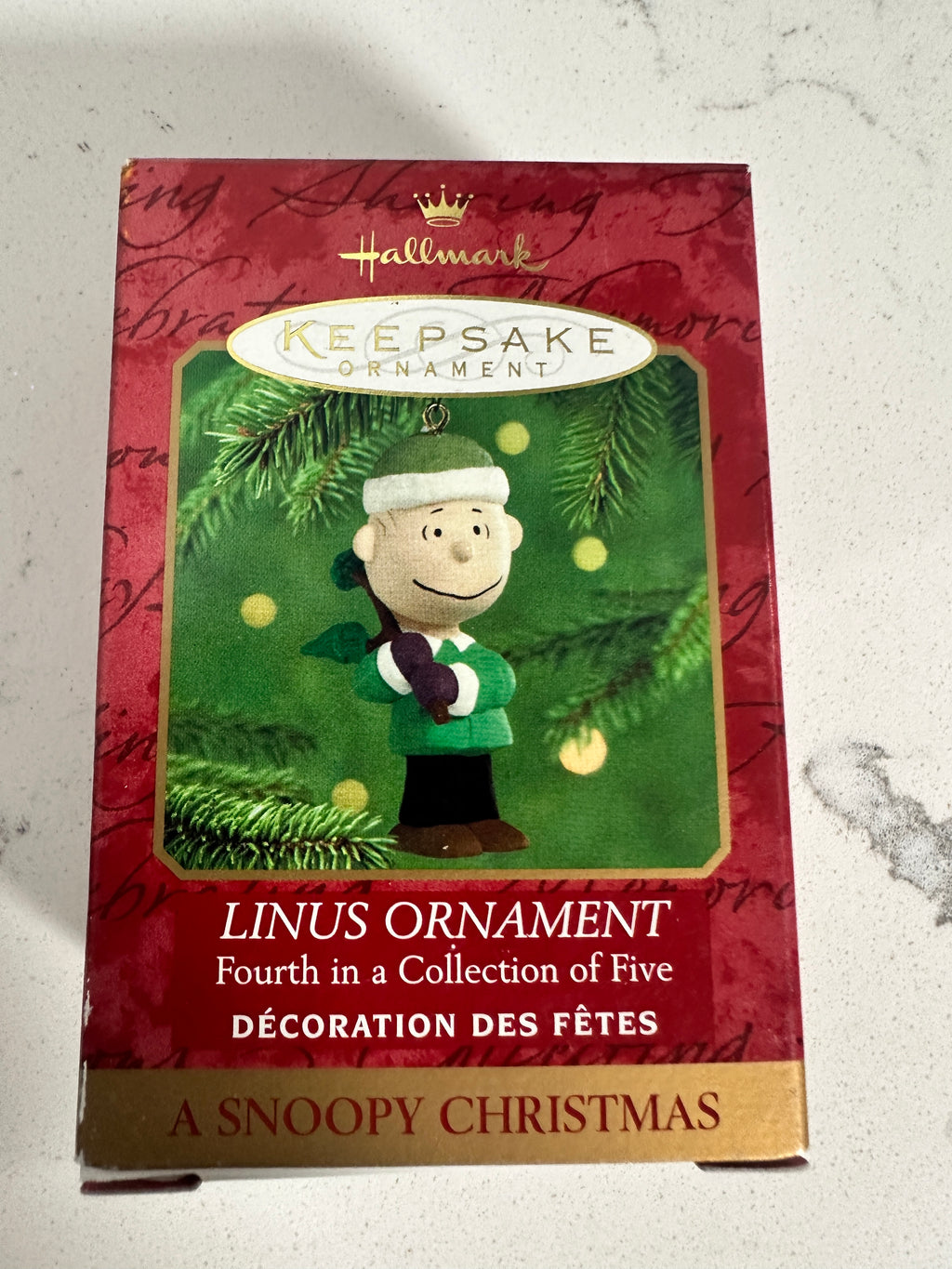 2000 Hallmark Keepsake Linus Ornament | A Snoopy Christmas
