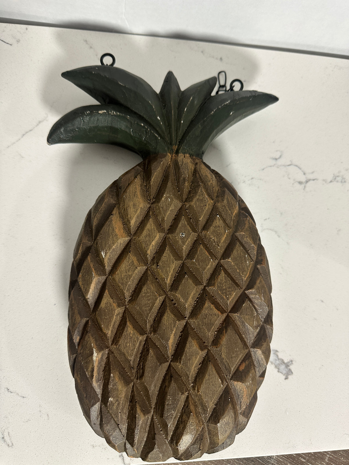 Pineapple Wall Hanging | 11-Inch Textured Tropical Decor