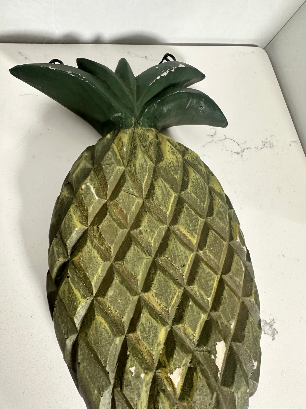 Pineapple Wall Hanging | 11-Inch Textured Tropical Decor
