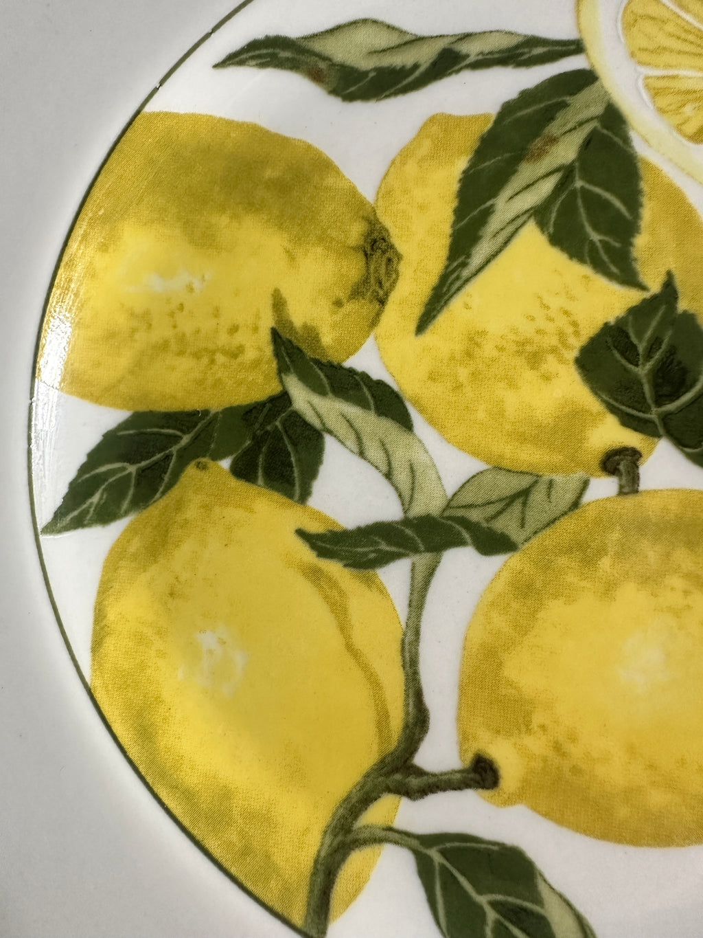 American Atelier Harvest Fruit Lemon Plate | 8-Inch Porcelain