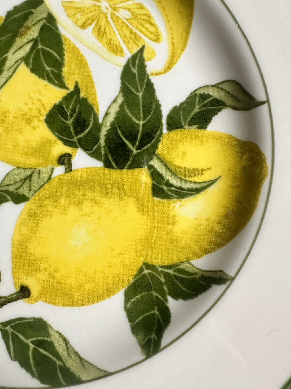 American Atelier Harvest Fruit Lemon Plate | 8-Inch Porcelain