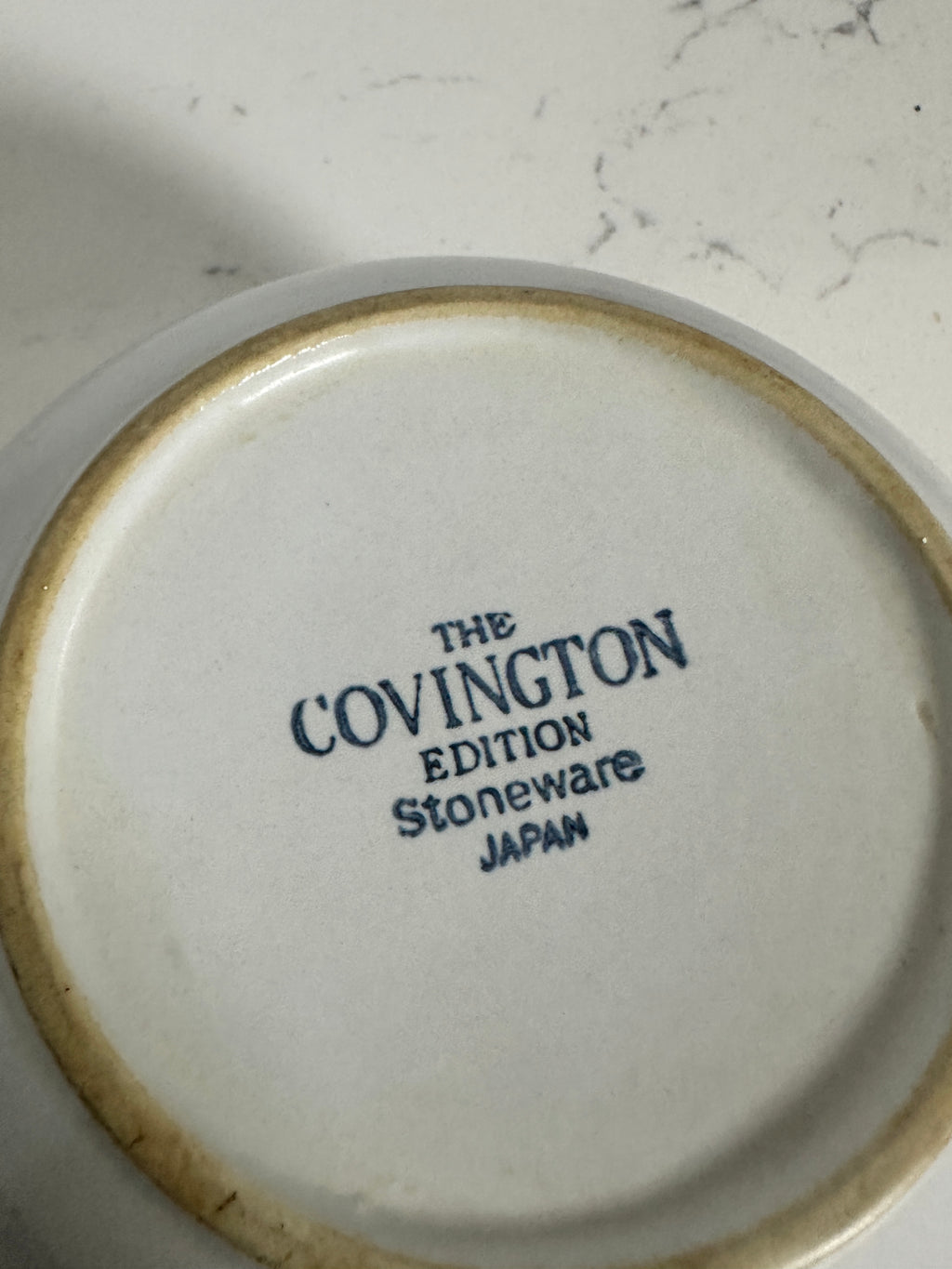 The Covington Edition Blue Floral Stoneware Gravy Boat | Japan