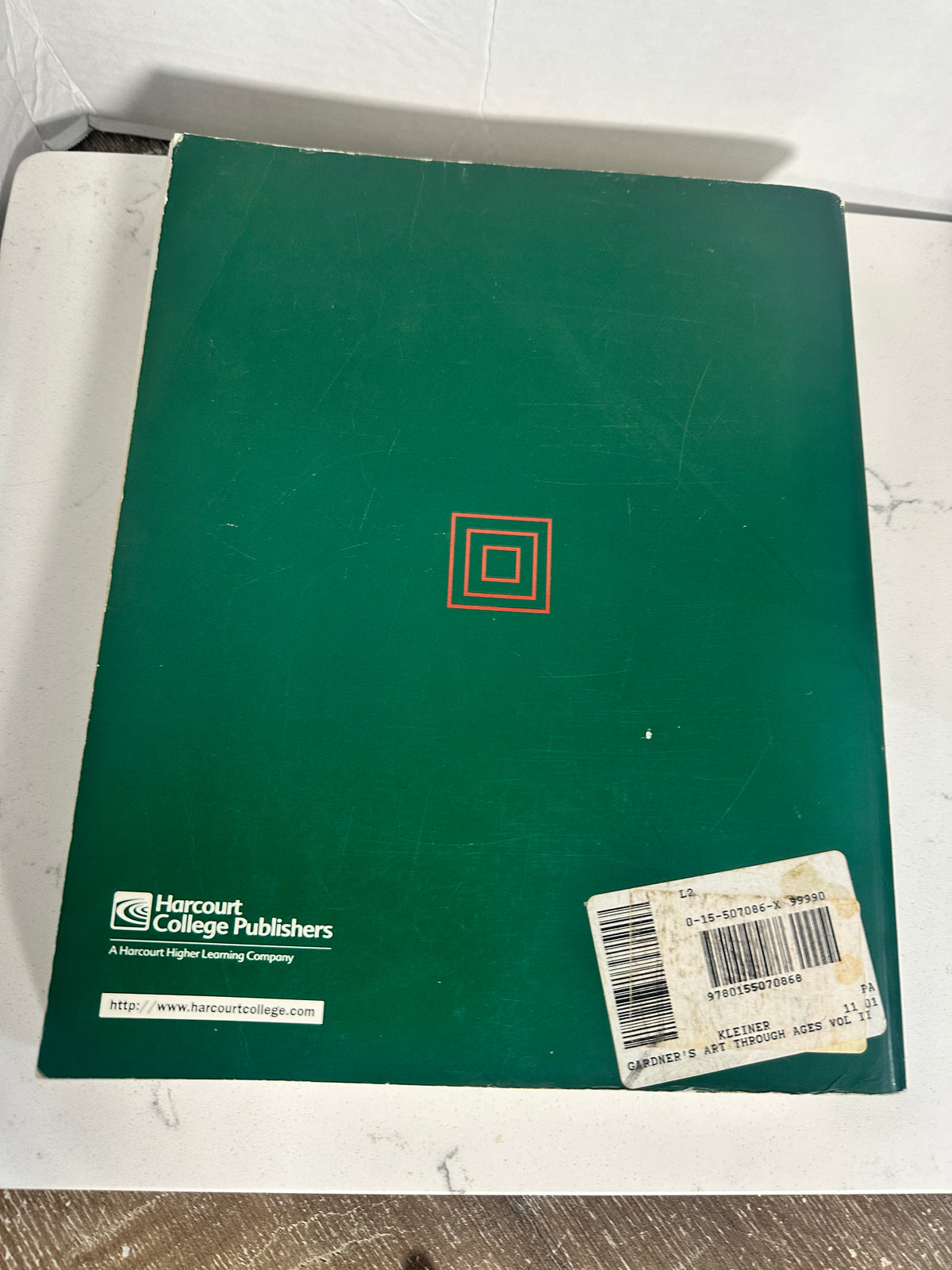 Gardner’s Art Through the Ages Volume II 11th Edition Kleiner Mamiya Tansey Art History Textbook