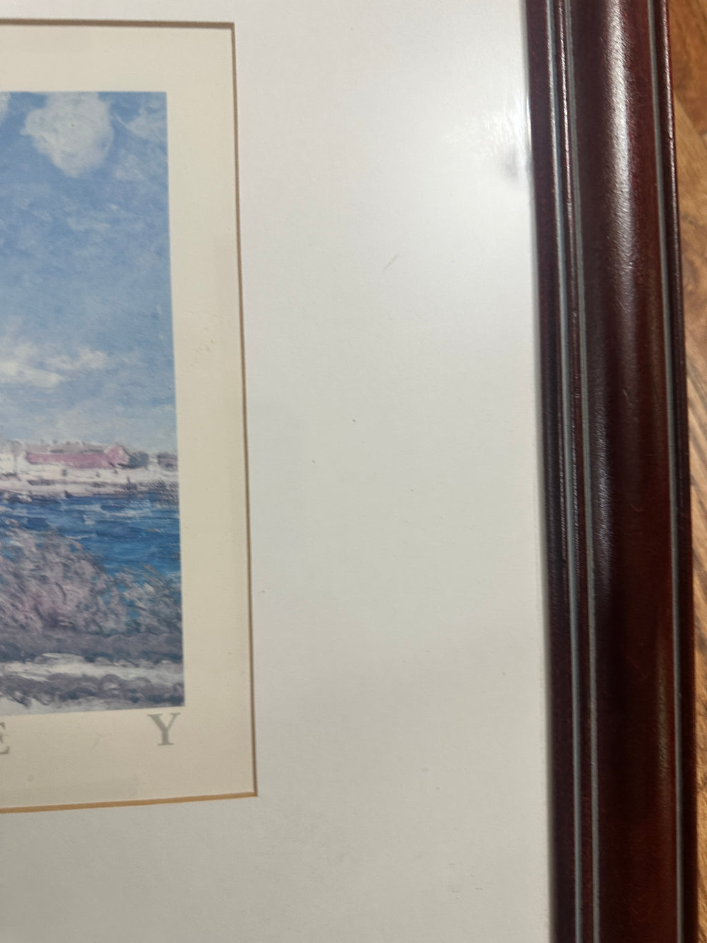 Alfred Sisley “Bougival” Framed Impressionist Landscape Print – 18.5 x 16.5