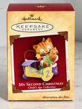 2004 Hallmark Keepsake “My Second Christmas” Kitten Ornament