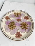 Vintage Denby Gypsy 6.5” Side Plates – Set of 2 – 1970s English Stoneware Floral