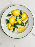 American Atelier Harvest Fruit Lemon Plate | 8-Inch Porcelain