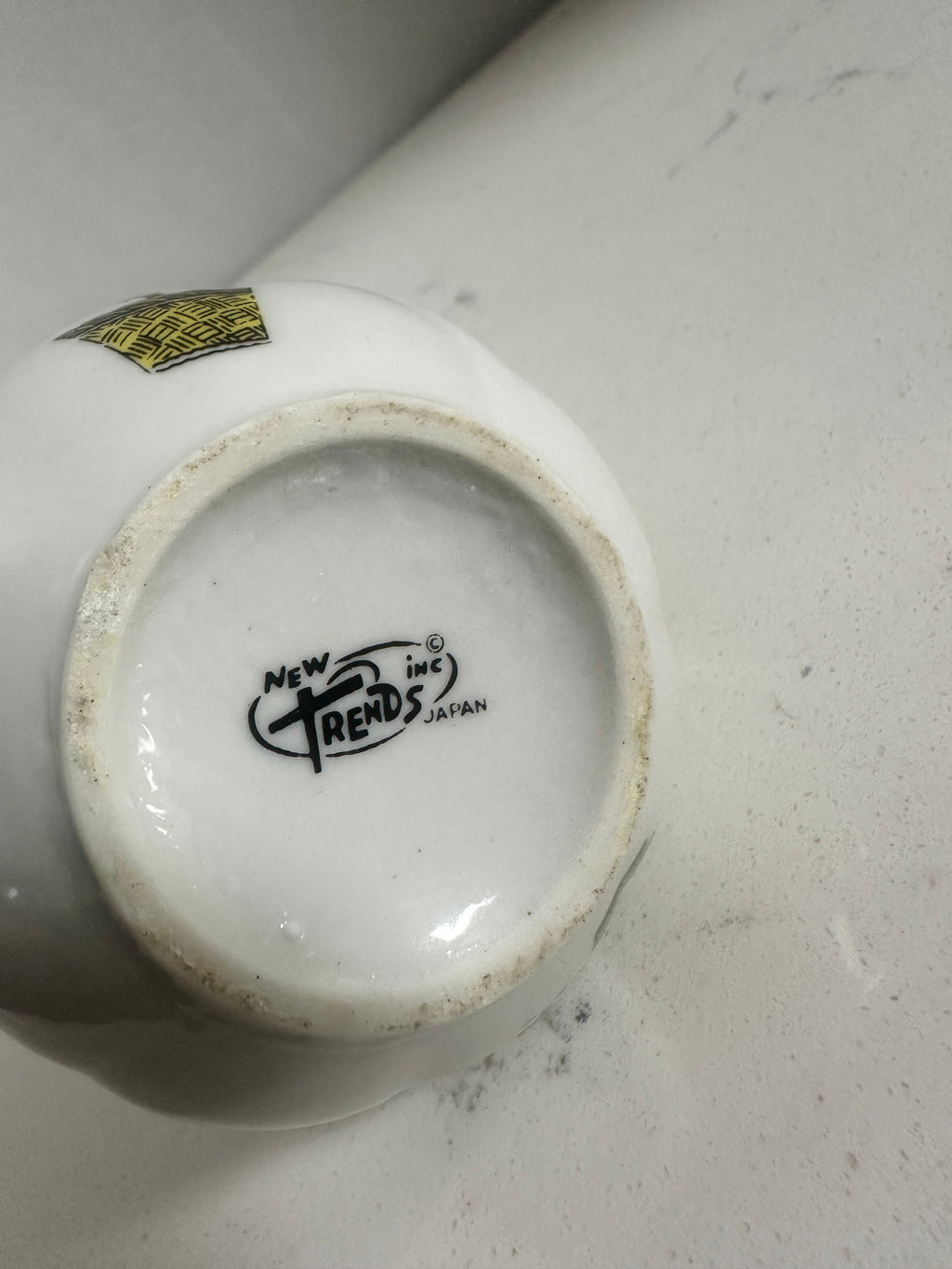 The Collected Chapter vintage New Trends Japan porcelain miniature pitcher base with maker mark